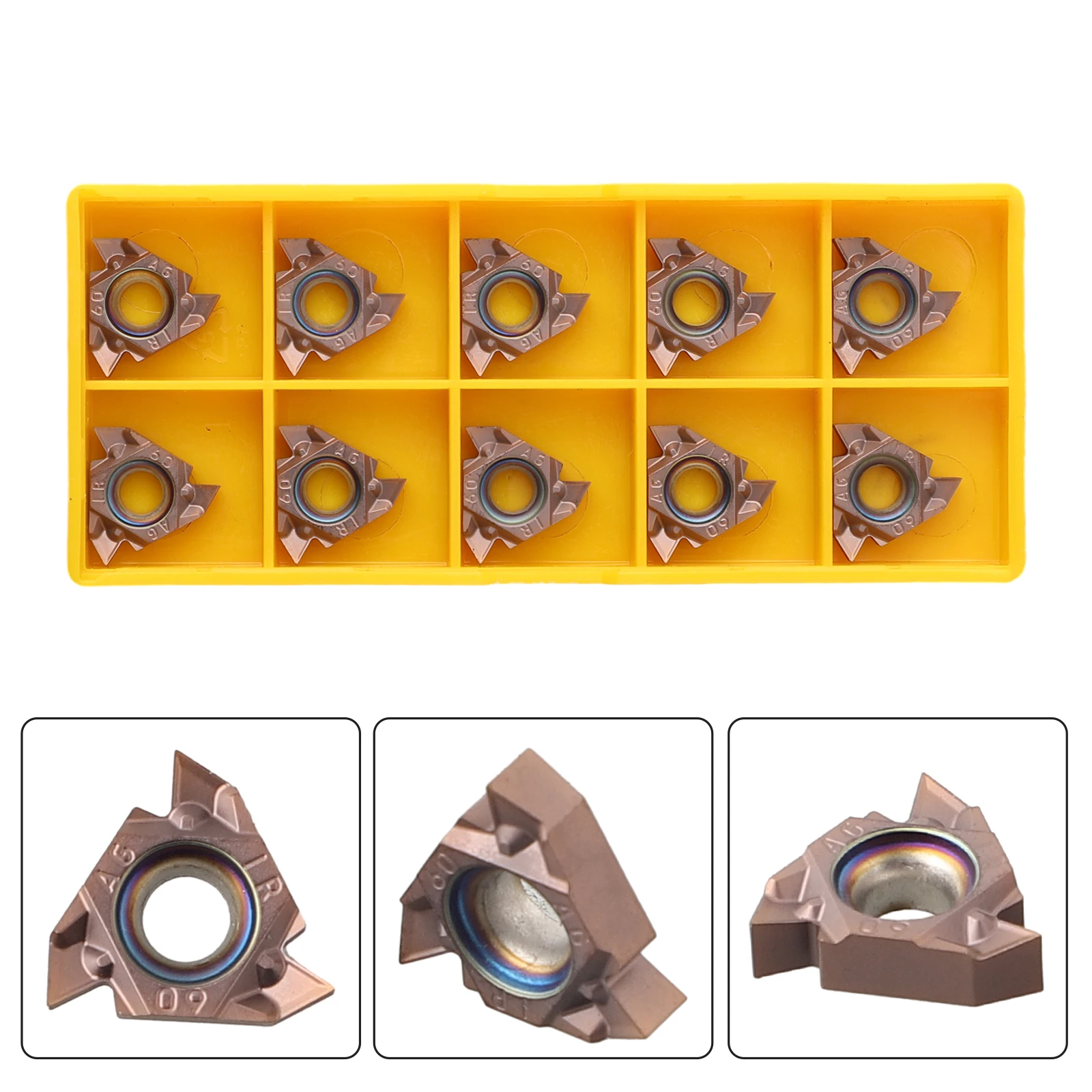 

10 шт., 16 ИК, карбидные вставки для резьбы