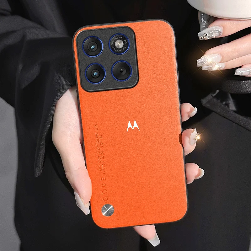 Luxury Plain Leather Shockproof Protector Cover