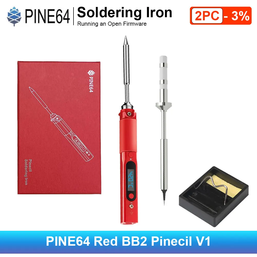 Pine64V1PinecilSmartSolderingIronKitPortableTYPECPDJackFor