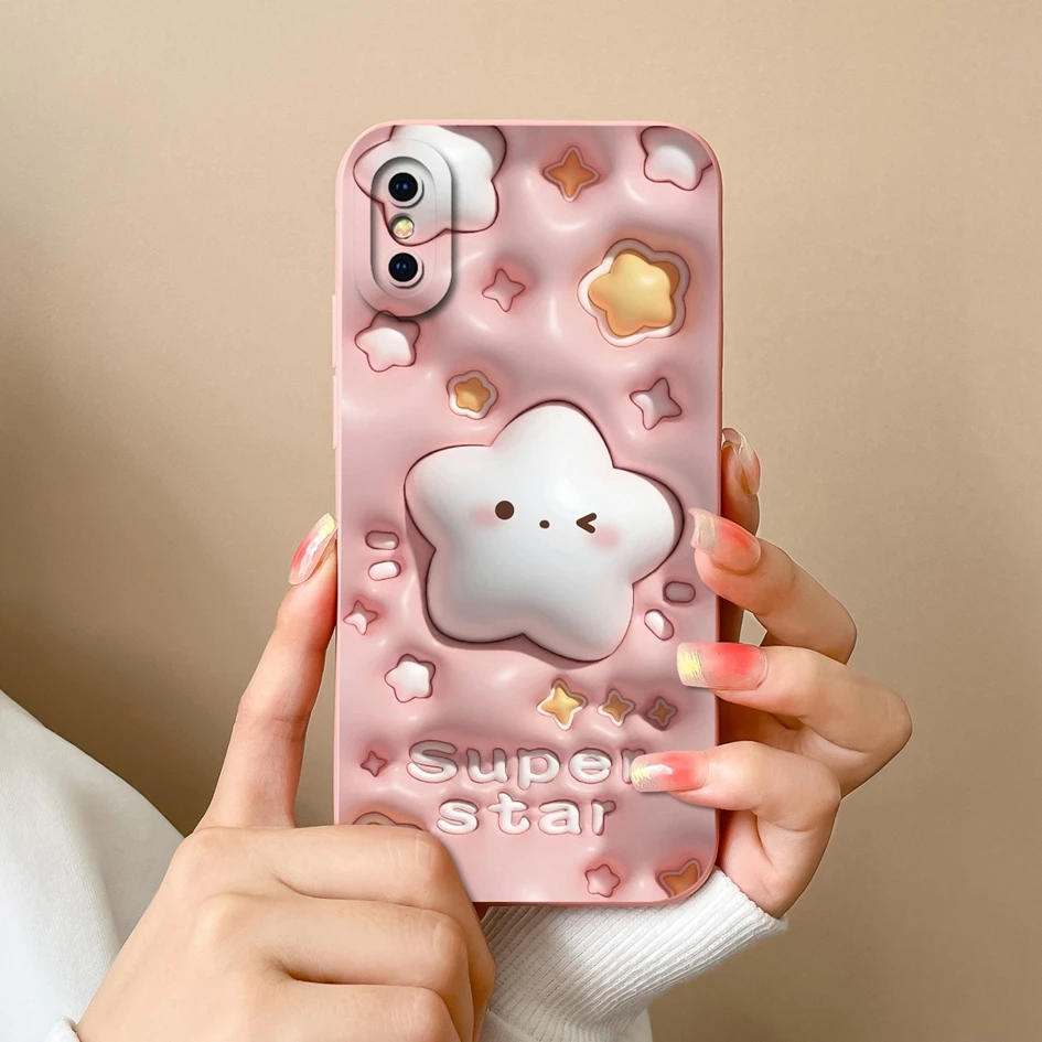 Cute Rabbit High-Quality Shockproof Soft Silicone Phone Case