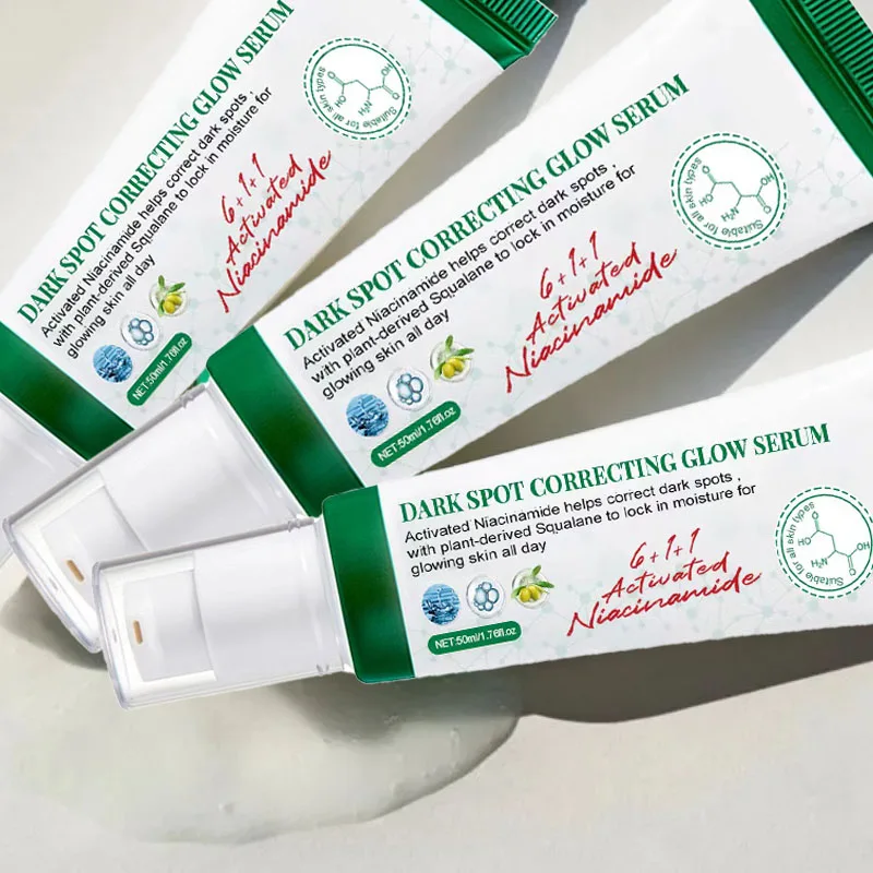 50ml Dark Spot Correcting Glow Serum Effectively Improves Dull Face Moisturizing Whitening Brighten Gently Soothe Serum 2