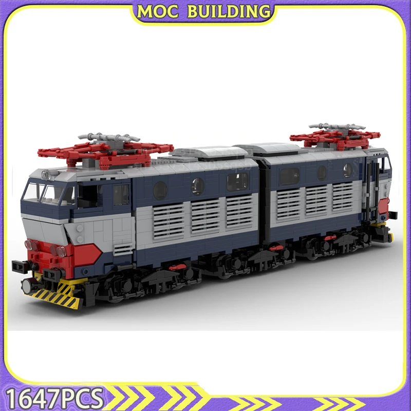 

MOC Building Blocks RC Modular FS E656 Locomotive Train model City Engineering series DIY creative Technology Bricks Toy Gift
