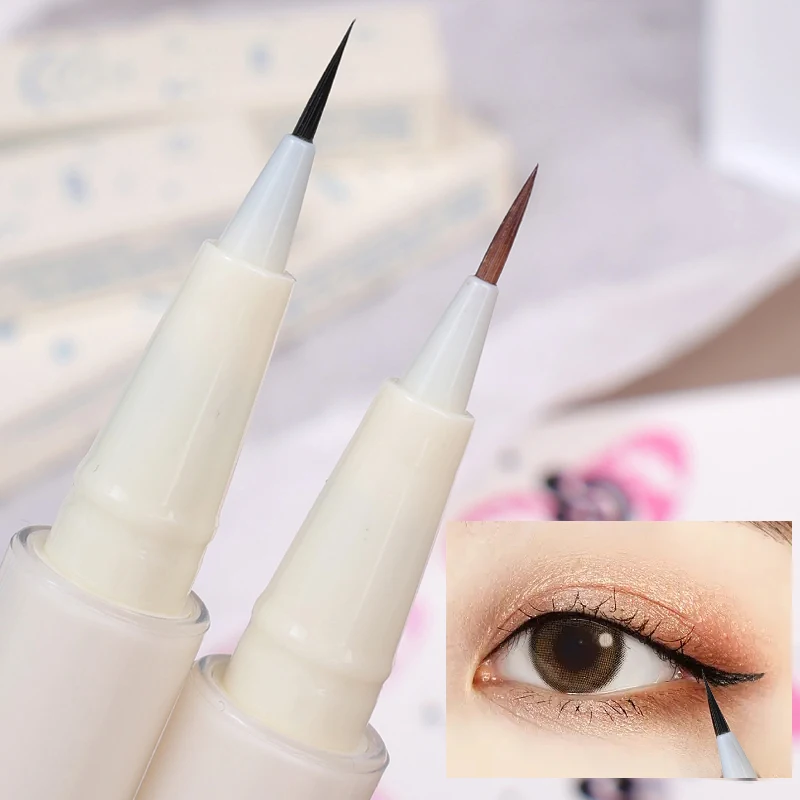 

Waterproof Black Liquid Eyeliner Korean Makeup for Women Quick Drying Smooth Eye Liner Long Lasting Lower Eyelash Pen Cosmetics