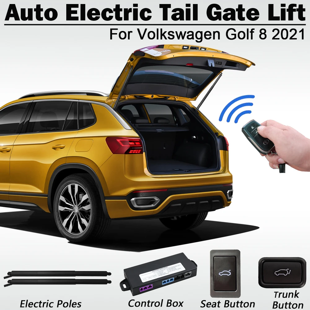 

Carbar Smart Electric Tailgate Lift For Volkswagen Golf 8 2021 Motor Cable Tail Gate Automatic Power Rear Opener Kit Trunk Lids