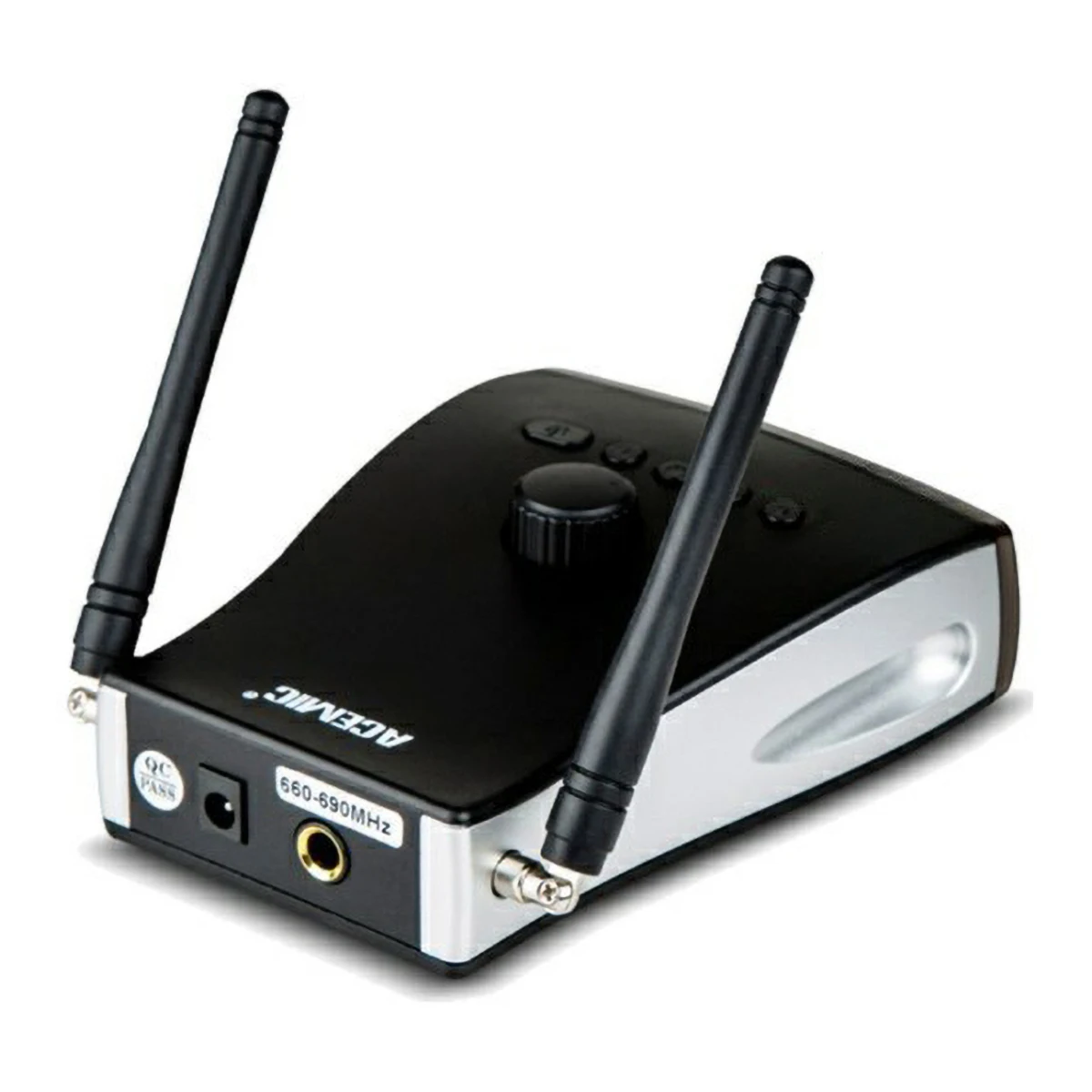 Acemic PR-8ECHO/ST-4 무선 색소폰 마이크 시스템, 색소폰 연주자 무대 공연용 UHF 다이버시티, 3가지 에코 리버브 포함