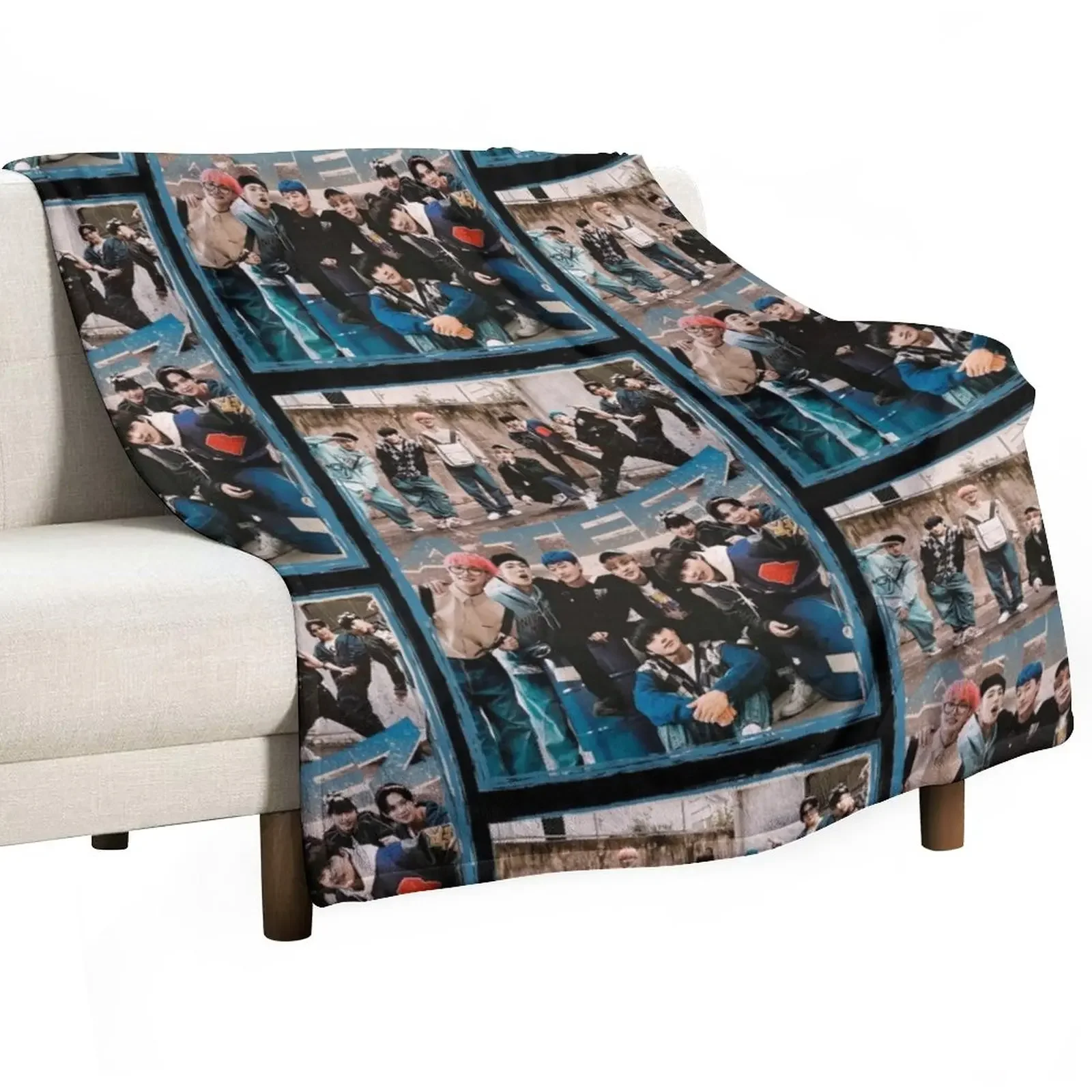 

Одеяло ATEEZ 2022 для рубашек, одиночные Роскошные Дизайнерские одеяла для диванов, одеяла