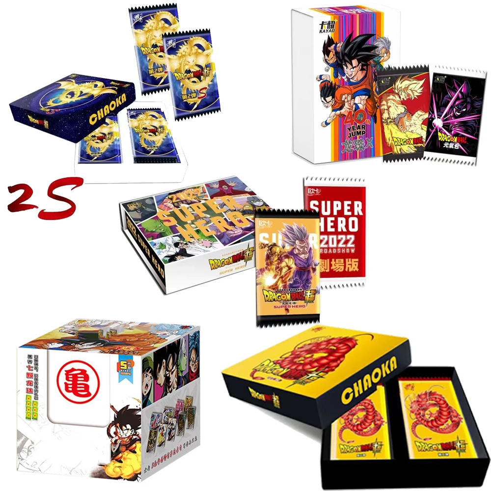 

New Dragon Ball Booster Card Box Trading card game Super Saiyan Son Goku Anime Characters Collection Card Game Child Gift Toy