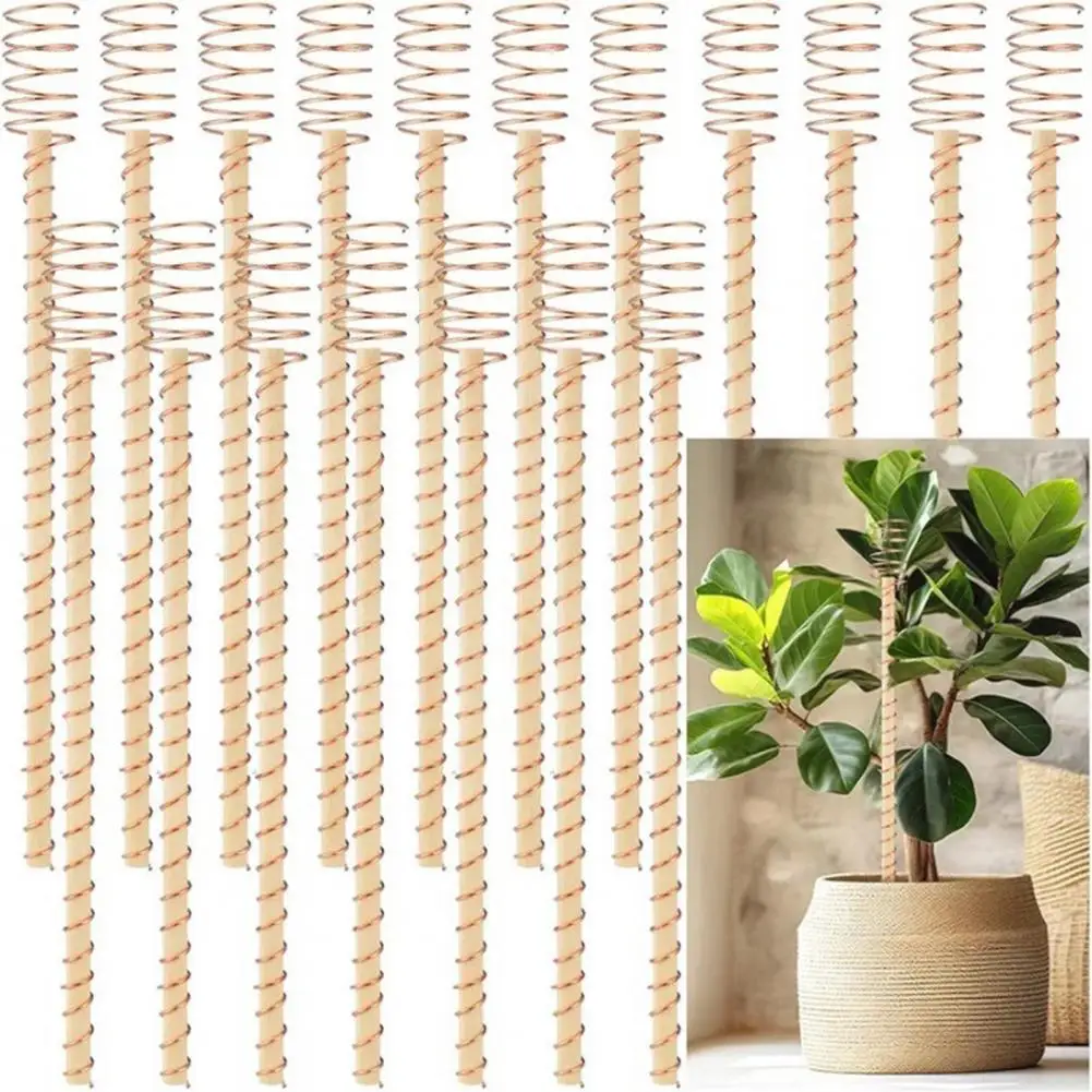Electroculture Coil for Plant Growth Flexible Gardening Stakes Wire Coil Antennas for Gardening Electroculture High Indoor