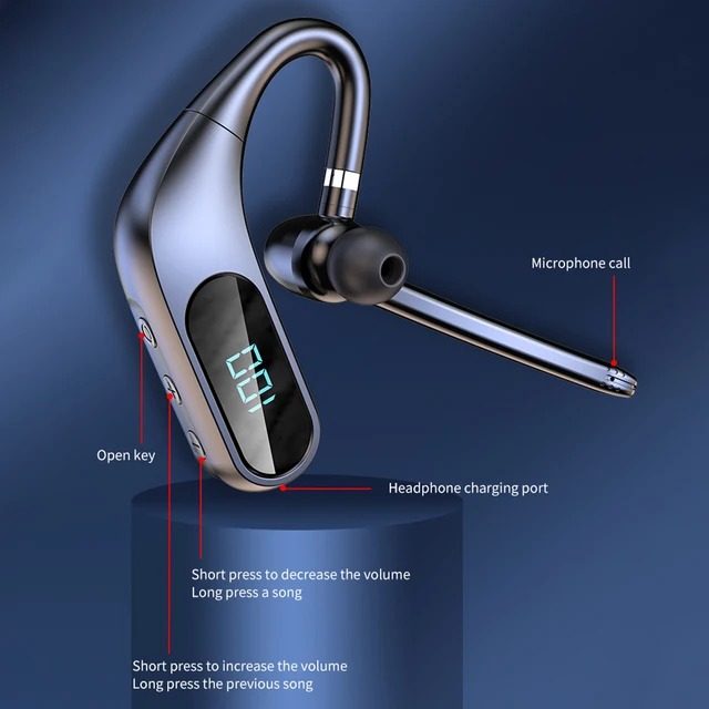 Auricular Bluetooth Para Movil Microfono KJ12 LYEJ213