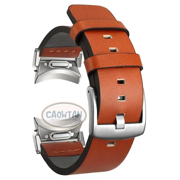 Premium Leather Watch Band with Quick-Fit Magnetic Buckle - Seamless Design
