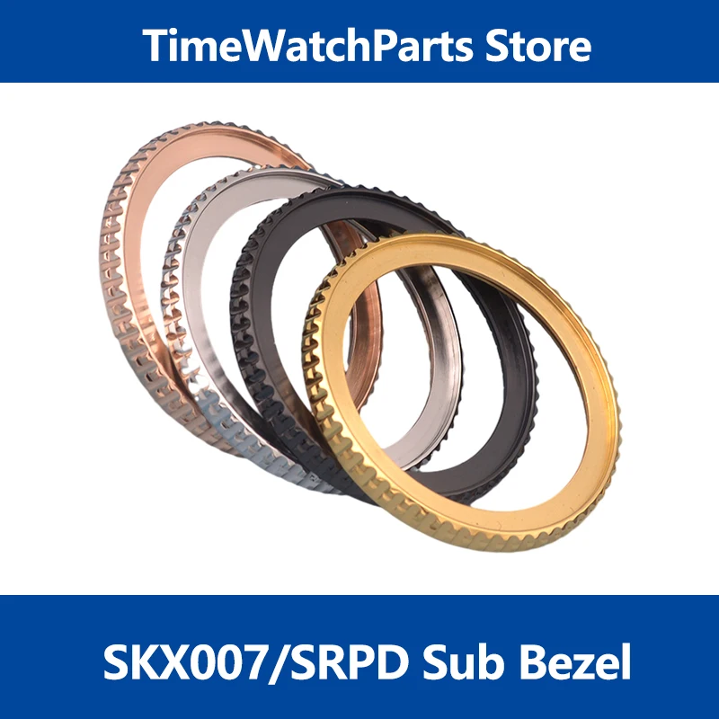 41Mm Sub Bezel Anello Con Cornice In Acciaio Inossidabile Per Skx007 Srpd Seiko Watch Case Dive Watch Mod Sostituisci Parti Orologio Lunetta Rotante