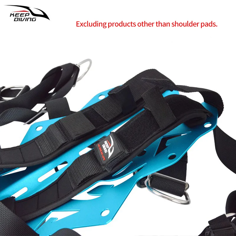 Diving Suits 5MM Thickness Neoprene Scuba Diving BCD Backmount Shoulder Pad Attachable Sidemount Harness Shoulder Cover For 5CM Wide Straps