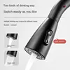 NEW Stainless steel kitchen faucet single hole pull-out spout kitchen sink faucet flow nozzle 360 ​​rotating cleaning faucet 6