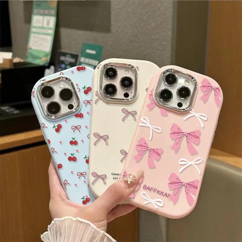 Cute Bow Lichee Phone Case Cover