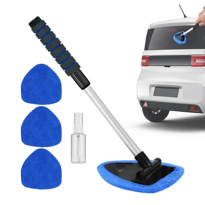 

Windshield Cleaning Tool Car Window Cleaner Brush Car Washing Mop Auto Glass Wiper Window Wheel Dust Wash Tool auto Accessories