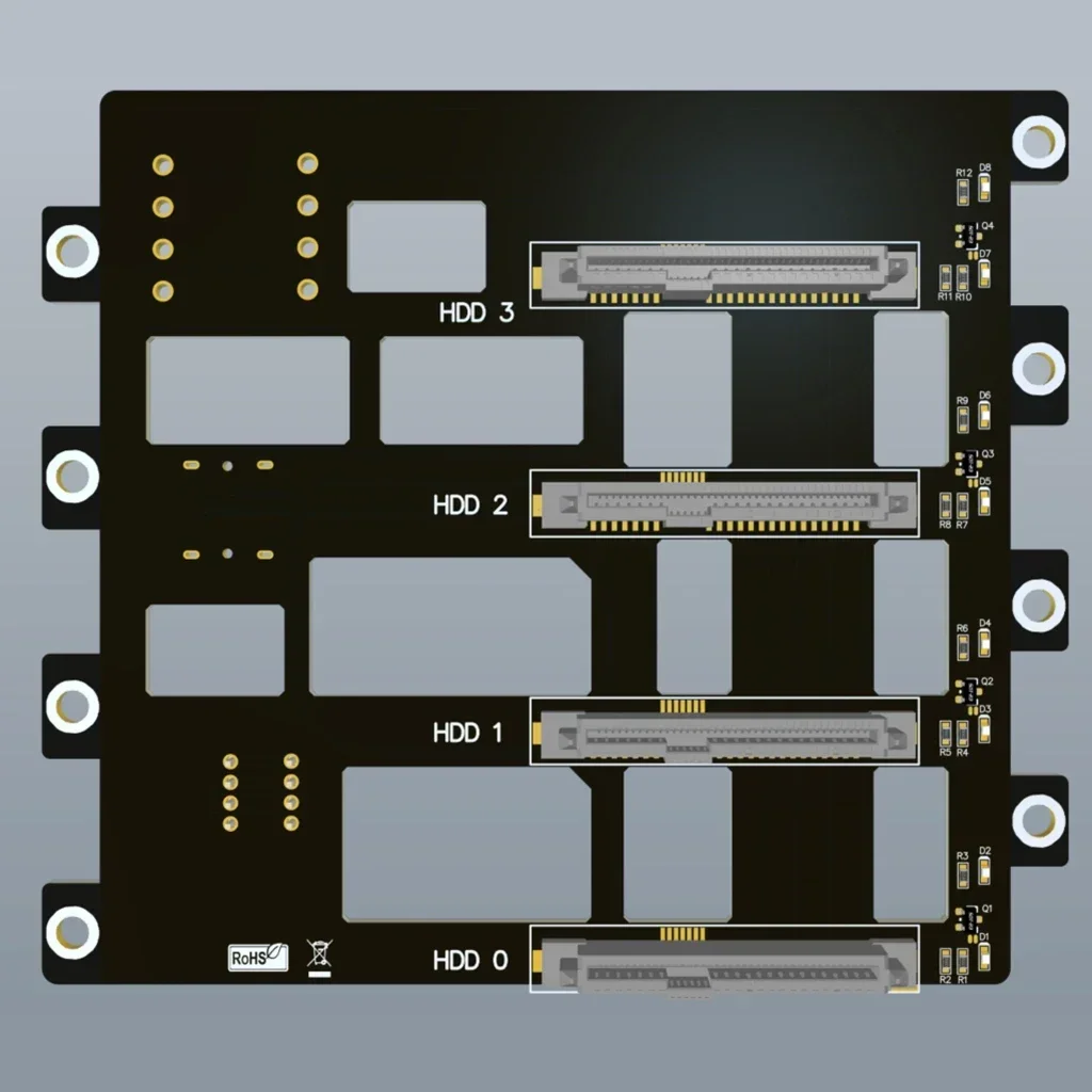 SAS\SATA Hard Disk Backplane for Nas Storage Server Expansion