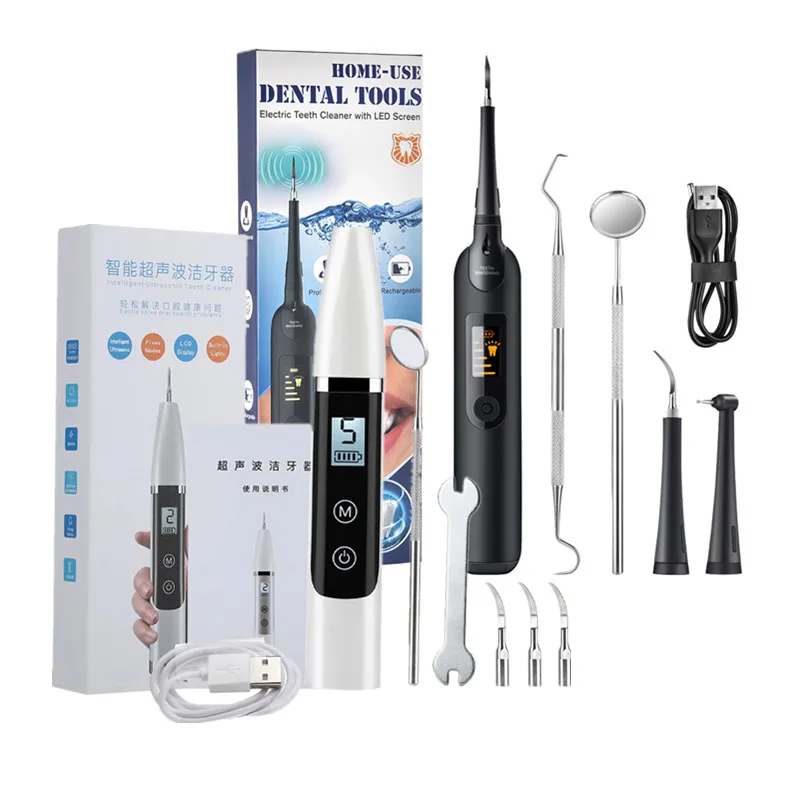 

Dental Scaler Tooth Cleaner Sonic Teeth Cleaning Machine Professional Ultrasonic Tooth Cleaner Stains Tartar Calculus Remover