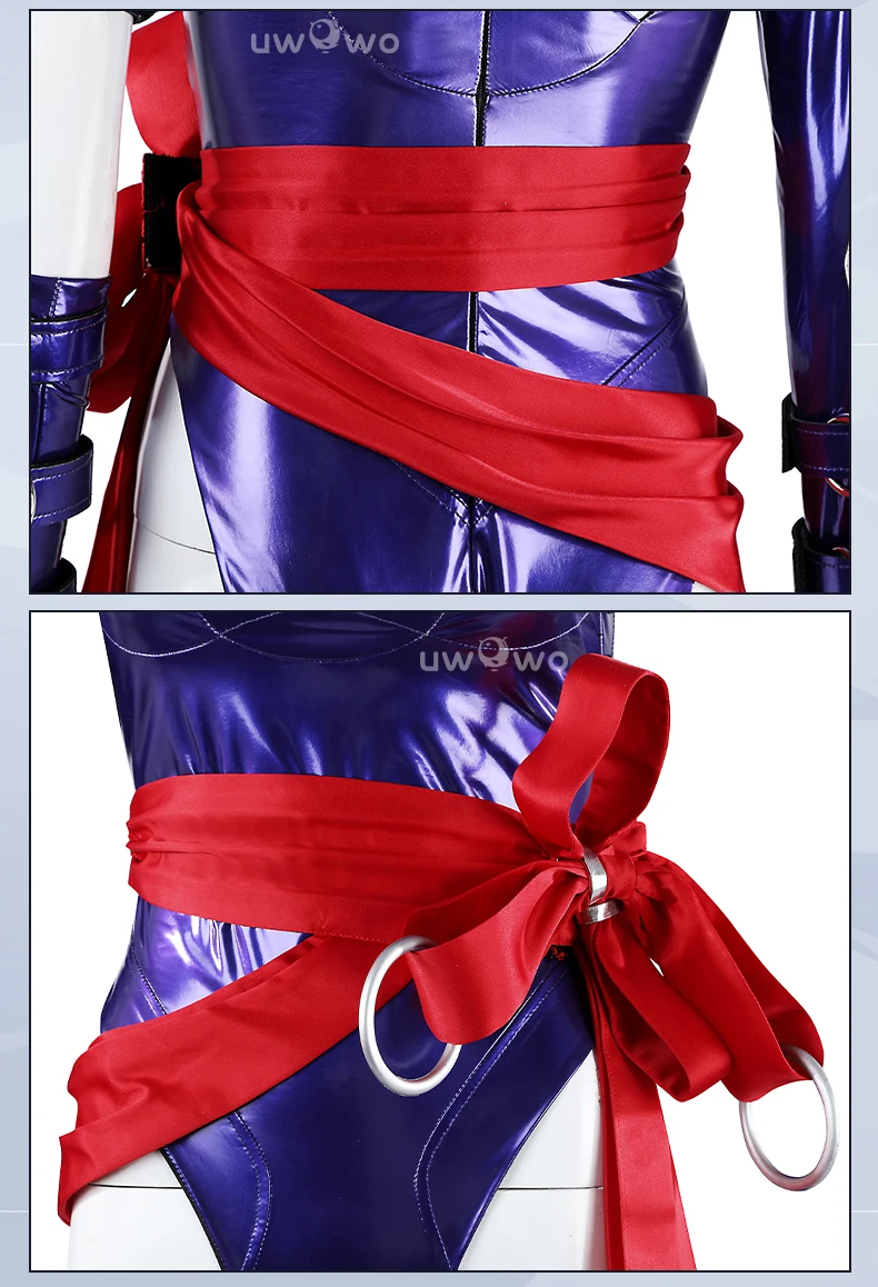Game Psylockeee Cosplay Frauen Bodysuit Blaues Kostüm Halloween Kostüm 7