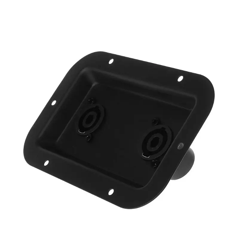 CPDD Portable Metal Speaker Jack Plate Jacks Speaker Box Terminal
