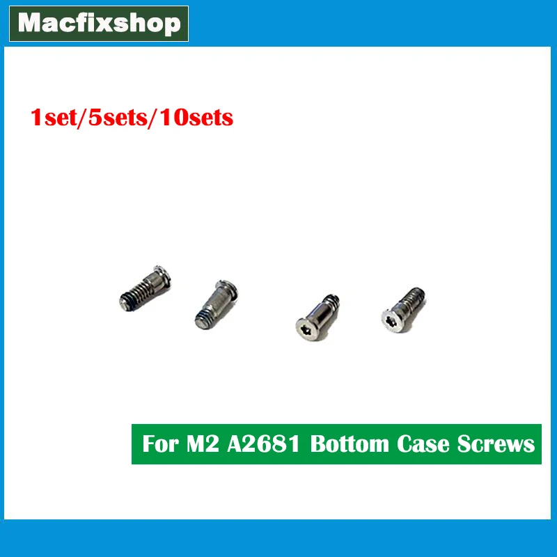 Set Di Viti Per Laptop Per Macbook Air Retina 13.6 "M2 A2681 Set Di Viti Per Custodia Inferiore Inferiore 2022 Grigio Argento Starlight Midnight