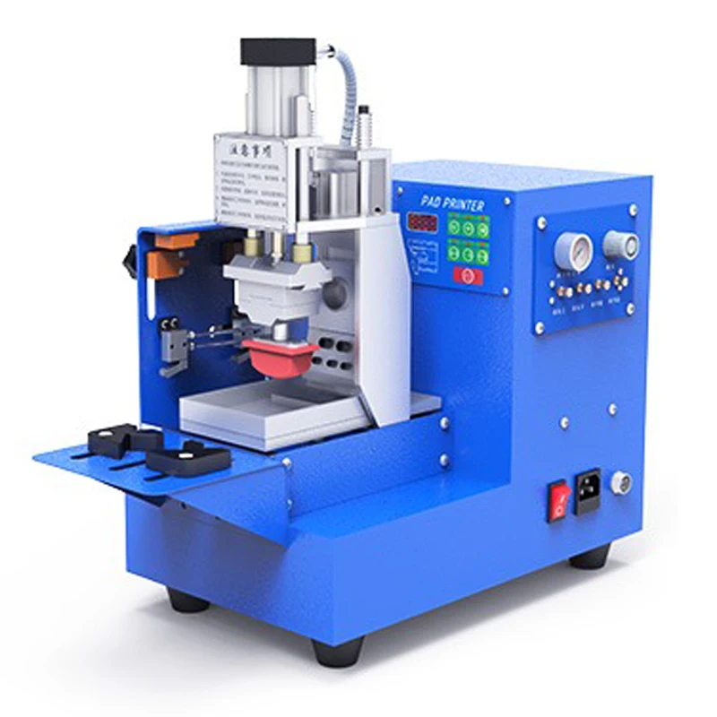 

Fully automatic coding machine electric scraper type trademark oil cup ink pad printing machine small inkjet printer