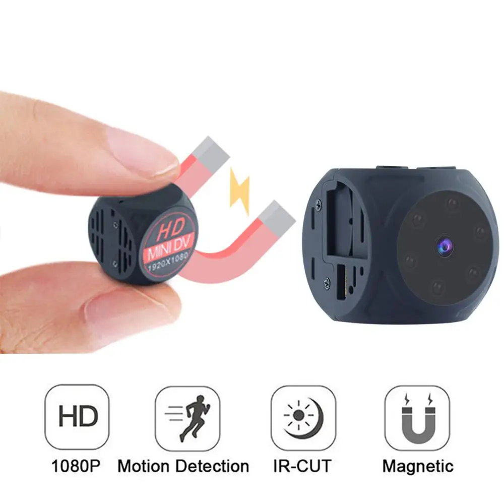New Wireless Surveillance Wifi Phone Remote High-definition Night Vision Camera IR Night Magnetic Wireless Mini Camcorder