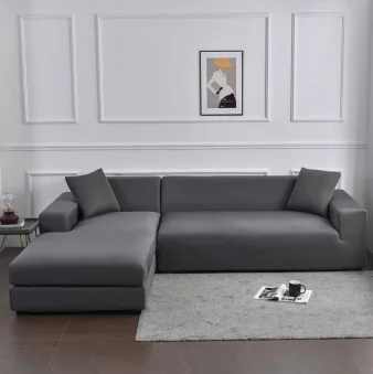 탄성 미니멀리즘 소파 커버 소파 슬립커버 흙색 의자 (베개 커버 유무에 관계없이 랜덤 발송)