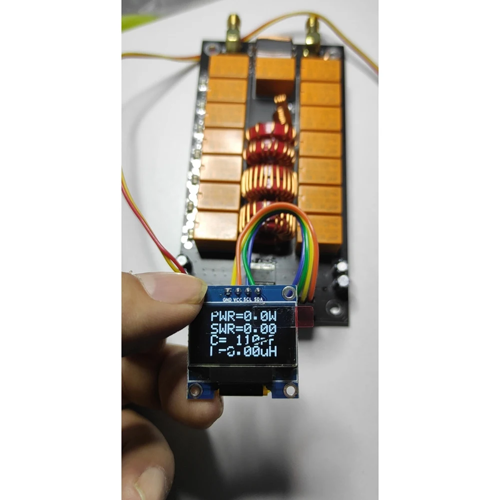 B03B-Mini ATU-100 안테나 튜너 1.8-50Mhz 자동 안테나 튜너 +OLED 펌웨어 프로그래밍 증폭기 수신기