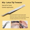 Gollee Sliver Stainless Steel Tweezers Anti-static For Eyelash Extension Careful Storage High precision Divide Volume Eyelash 4