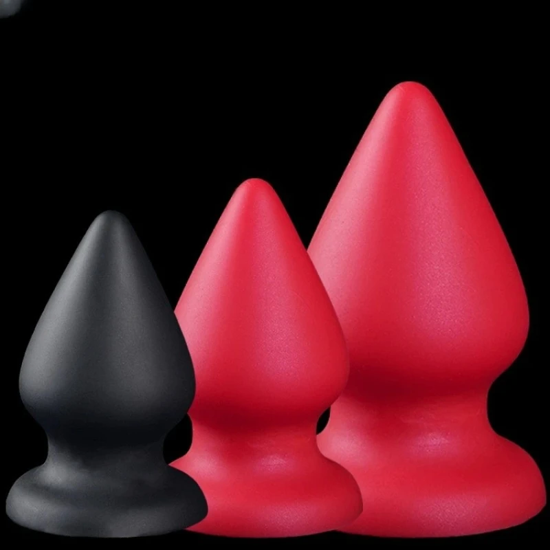 Anal Plug 6 sizes Silicone Suction Cup Adult Sex Toys
