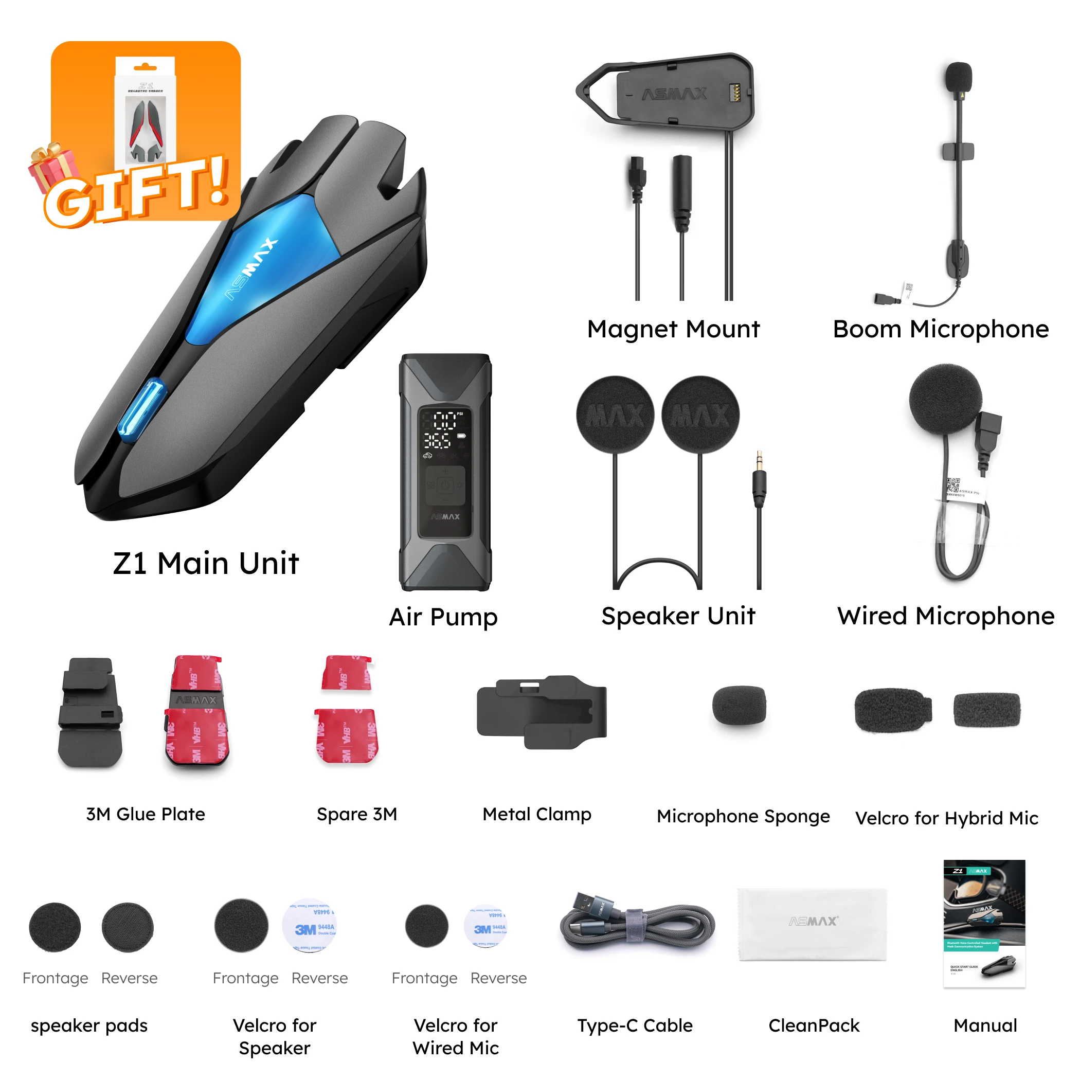 ASMAX バイク インカム Z1【NO】 Amazon.co.jp: ASMAX バイク用インカム 最大10人同時通話 Z1