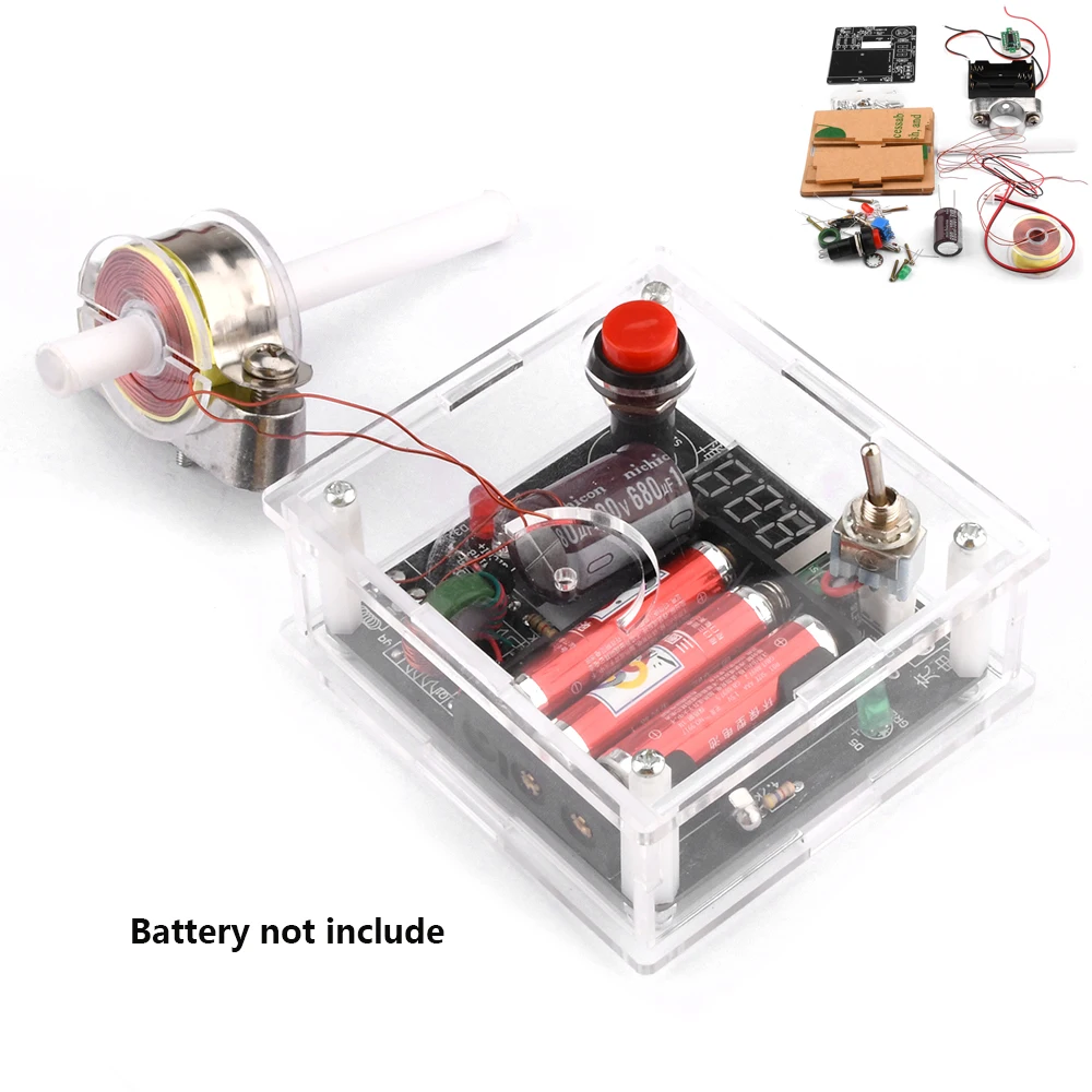 Gun DIY Soldering Practice Kit Electronic Mini Shooter DIY Kit Coil Gun