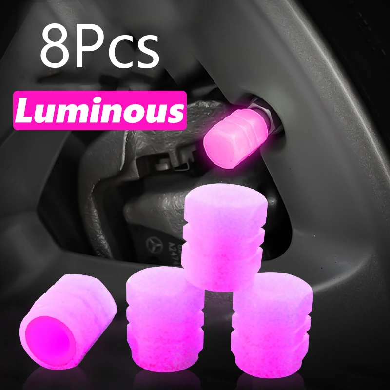Lot De 100 Mini Bouchons De Valve Lumineux Colorés Pour Pneus De Voiture, 5 Couleurs~2000 - Auto