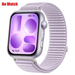 Premium Nylon Loop Strap - Braided, Comfortable, and Breathable Band for Smart Watches (1Pc - Purple)