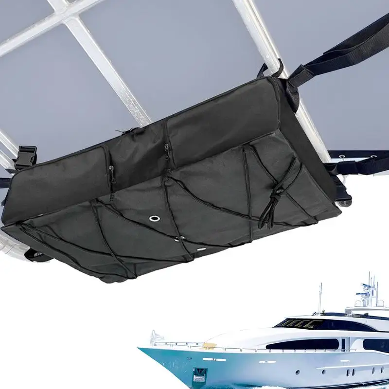

Boat Life Jackets T-top Storage Bag With Elastic Rope Waterproof Large Capacity 600d Oxford Cloth Storage Bag