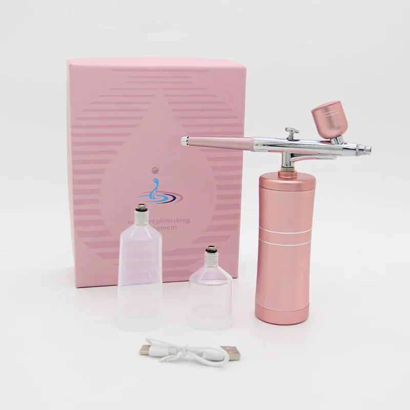 Nano Oxygen Injector Multi-Function Household Spray Airbrush Nail With Compressor Tattoo Spray Gun Face Nails Art Paint CakeTool 6