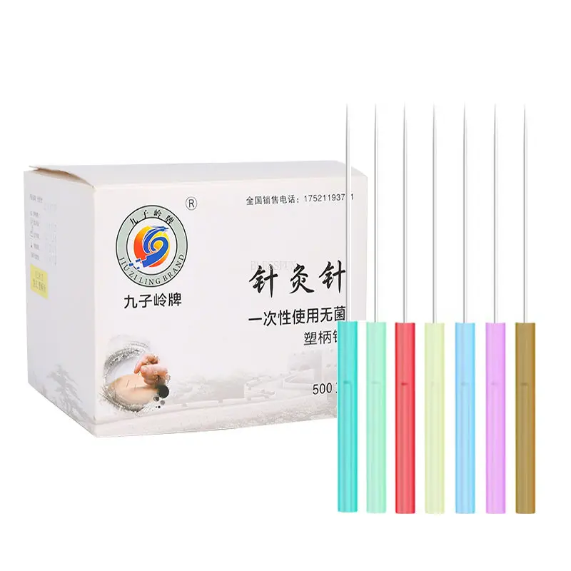 500pcsBeautyGasificationNeedlesSterileAcupunctureNeedlePlastic