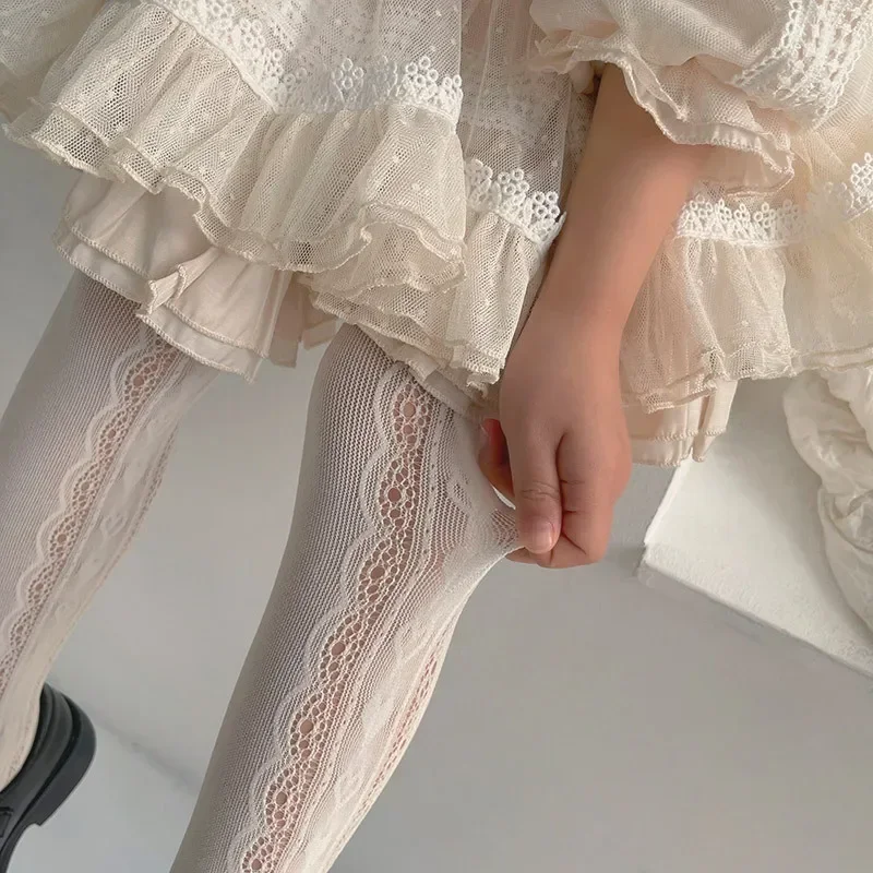 Girls Summer Cotton Tights 6