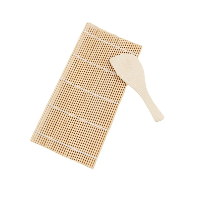 Domeilleur DIY Sushi Maker Roller Rolling Bamboo Mat Rice Paddle Cooking Tools Kitchen Accessories 