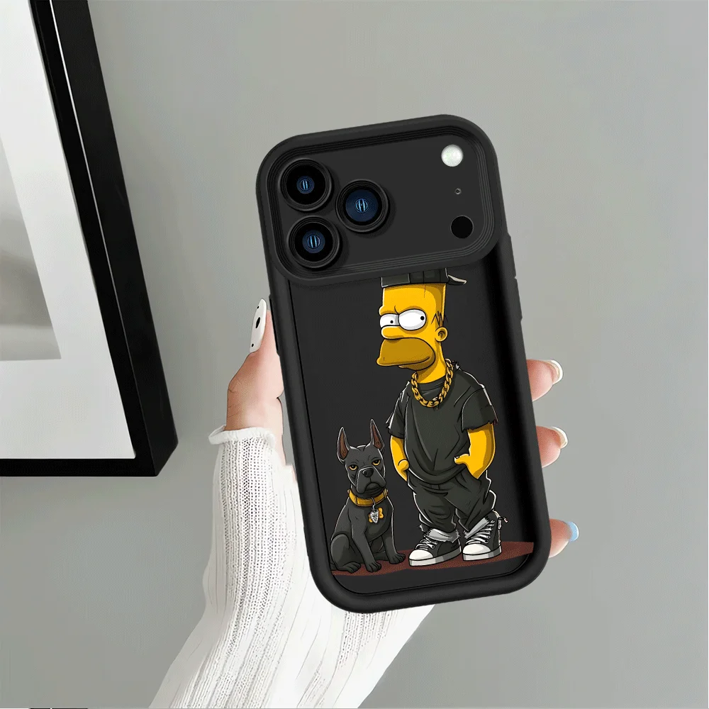 Handyhülle für iPhone 17 15 Plus 16e Air 14 12 13 16 Pro Max 11 Softcover The Simpsons Cool Bart – Detail 3