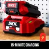 40V 14”Lightweight Chainsaw Kit with Tool-free Chain Tension & Auto Lubrication,Includes 2.5Ah Battery and Auto PWR Jump Charger 4
