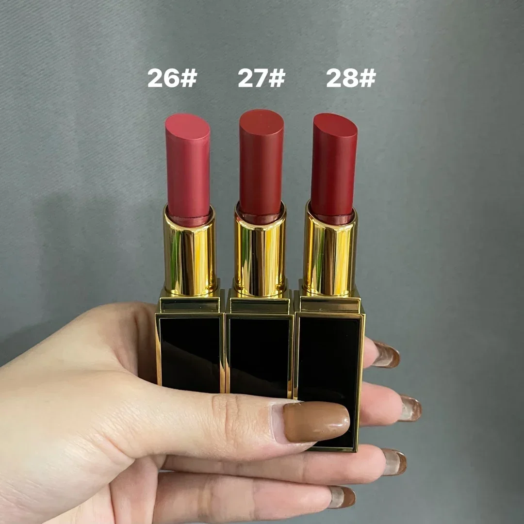 

High Quality New Makeup Limited Thin Tube Lip Color Rouge Matte Lipstick Cosmetics Waterproof+GIFT