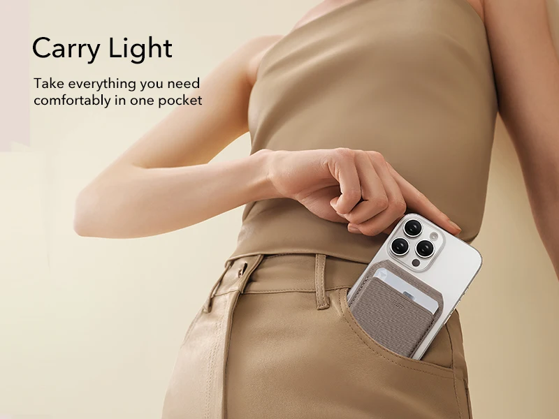 Wallet compacta y pocket friendly