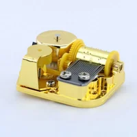 Y Gold-plated Music Box Yunsheng Movement 22 Kinds DIY Musical Box Accessories Birthday Gift mini Desk Home Decor with Screws 2