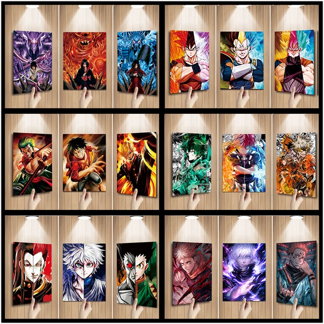 Dropshipping&Wholesale Anime 3D Lenticular Print Motion Poster Customize 3D Lenticular Flip Picture 3D Wall Decor