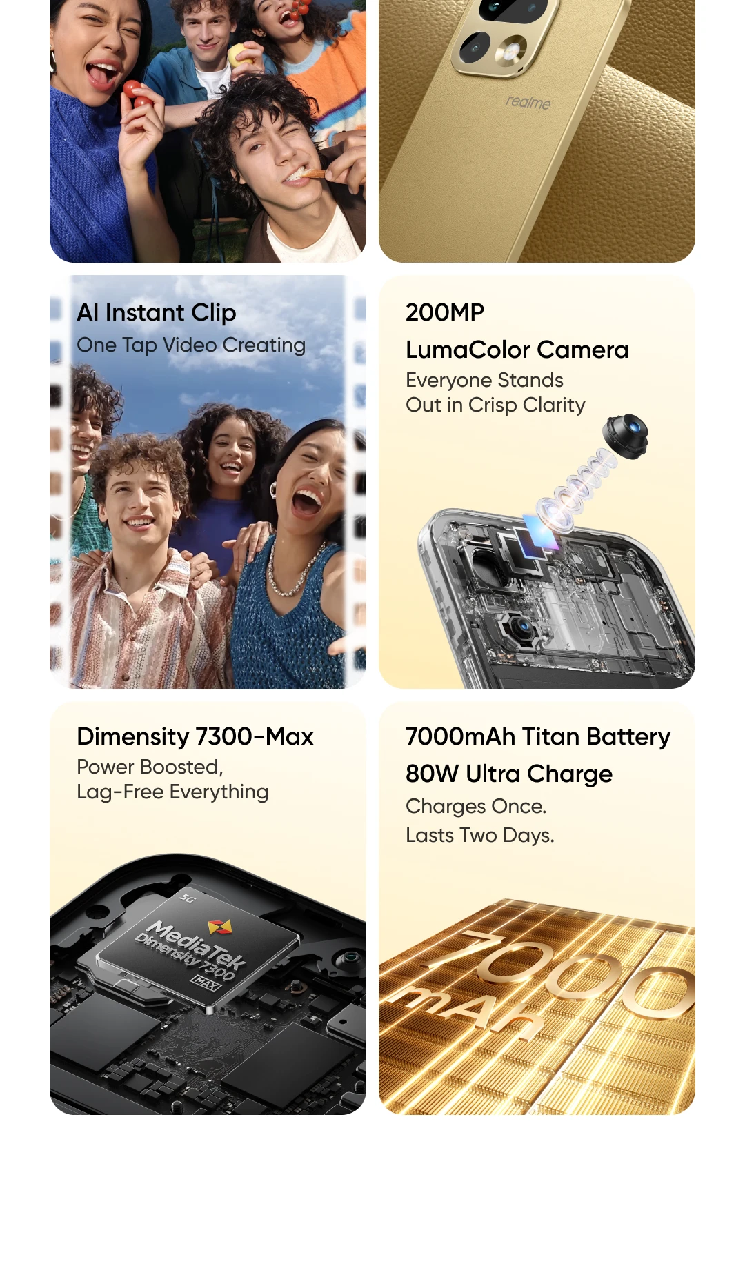 [New Launch] realme 16 Pro 5G Smartphone 200MP Camera 7000mAh Battery 80W Charge 6.78" 144Hz 6500nit AMOLED Display IP69 NFC