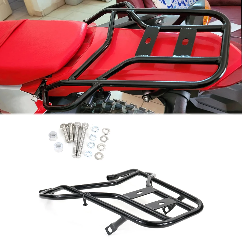 Motorcycle Accessories  Fit For Honda CRF300L CRF 300L Rally 2021-2024 Rear Tail Rack Top Box Case Suitcase Carrier Board pivot brake clutch levers for honda crf250l crf300l rally 2021 2022 crf 250 300 l motorcycle accessories dirt pit bike handles