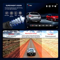 Yangood 4K Camera Optional 2.5K Rear Lens And External GPS New Dual Channel Ultra Night VisionParking Monitoring WlFl Connection 5