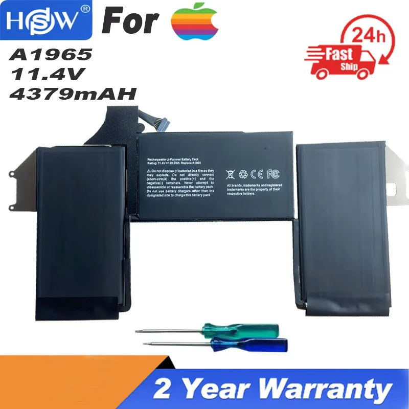 

Аккумулятор A1932 A2179 A1965 для MacBook Air 13 "Retina (2018 2019, ранние 2020), EMC 3184 3302 MRE82 MRE92 MVFH2 MWTJ2 MVH22 MVFM2