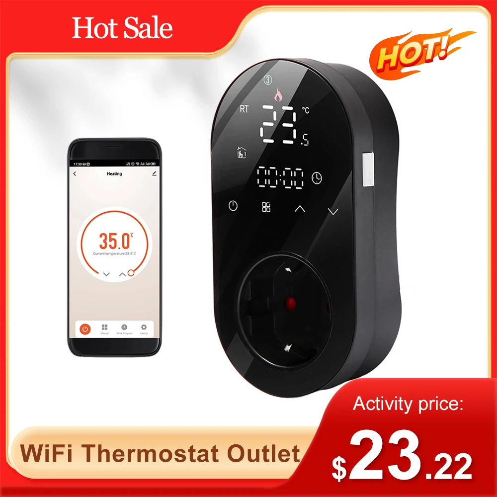 Termostato Wifi Termostato Inteligente Acouto WiFi Control Por